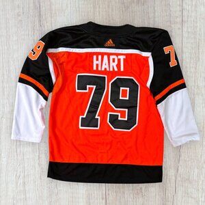 Adidas NHL Philadelphia Flyers Carter Hart #79 Jersey Men’s Size 50 Orange Black